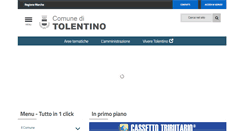 Desktop Screenshot of comune.tolentino.mc.it